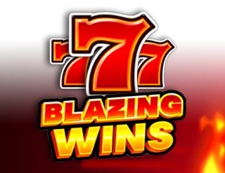 Blazing Wins online game logo by Playson on realzcasinooau.com