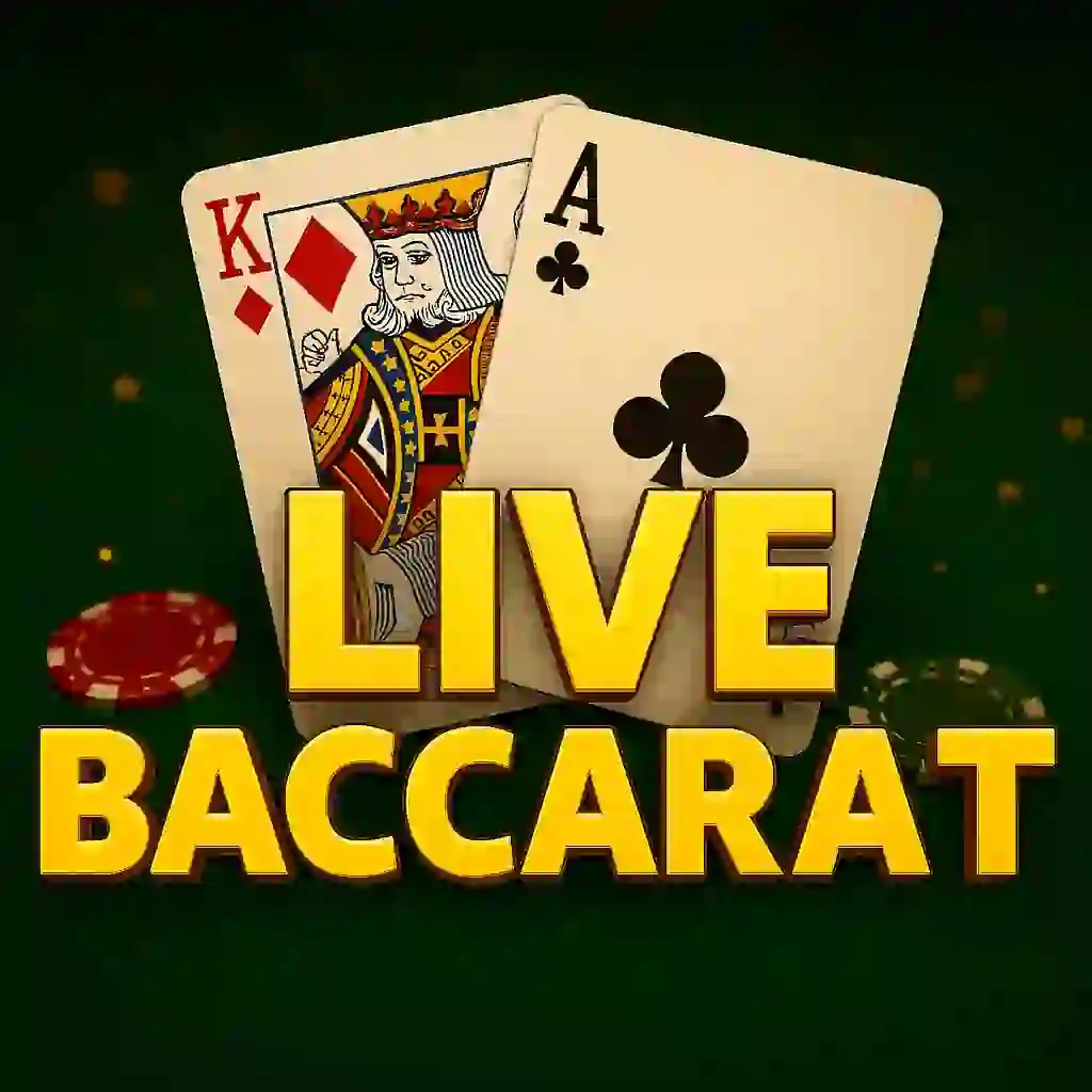 Live Baccarat slot visual from Evolution available on realzcasinooau.com